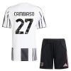 Original Trikotsatz Juventus Cambiaso 27 Heimtrikot 2025-26 Für Kinder